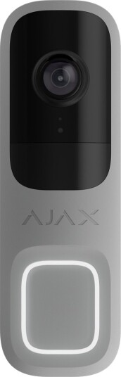Ajax Video Dørklokke 4MP AI PIR Sensor Og Appstyring Grå Ajax Video Dørklokke 4MP AI PIR Sensor Og Appstyring Grå