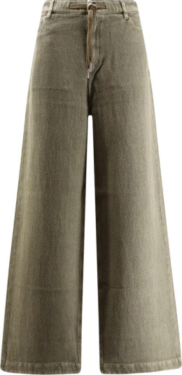 Golden Goose Dame Jeans Grønn W28,