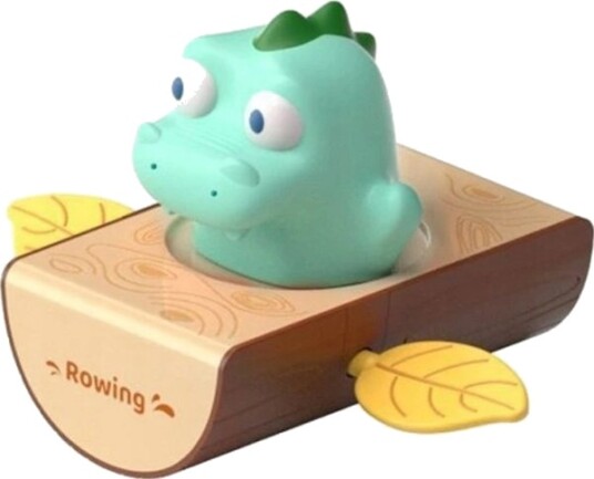 Leantoys Leantoys Badeleketøy Rulledinosaur I Båt