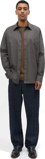 Mads Nørgaard Cotton Soft Marcel Shirt Brown M