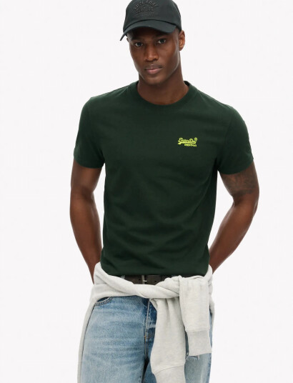 Superdry Essential Logo Emb Tee - Green - XXXL