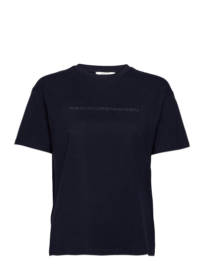 MSCH Copenhagen Liv Organic Logo Tee - Black - S