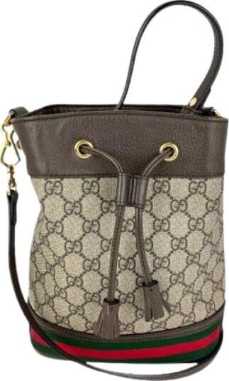 Gucci Vintage Dame Pre owned Brun ONE SIZE, Gucci Vintage Dame Pre owned Brun ONE SIZE,