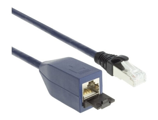 Act Blue 7 Meters Lszh Sftp Cat6a Mptl Extension Cable Snagless With Rj45 Connectors (Fb1507)