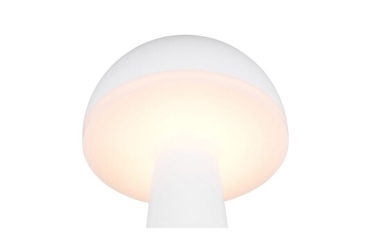 Trio Lighting Bordlampe Fungo Matt hvit