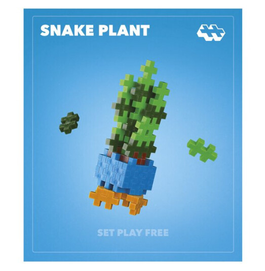 Plus-Plus Plant Packs Byggesett Snake plant
