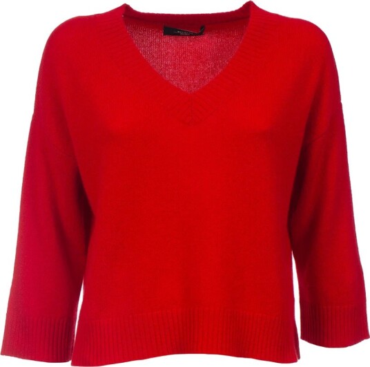 Weekend Max Mara Dame Strikkevarer Rød S, Weekend Max Mara Dame Strikkevarer Rød S,