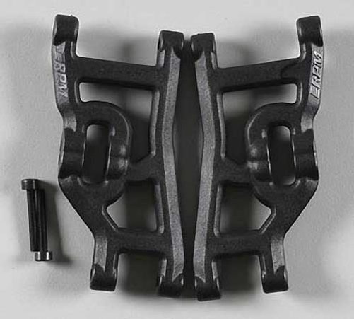 RPM 80492 Front A-Arms Black Nitro Traxxas Rustler/Stampede