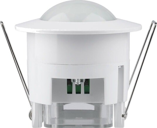 PIR taksensor til innbygging 360° max 300W LED hvit IP20 justerbar tid og lysstyrke PIR taksensor til innbygging 360° max 300W LED hvit IP20 justerbar tid og lysstyrke