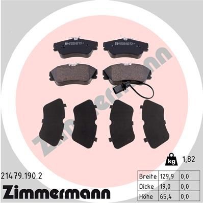 Bremseklosser ZIMMERMANN 21479.190.2 Bremseklosser ZIMMERMANN 21479.190.2
