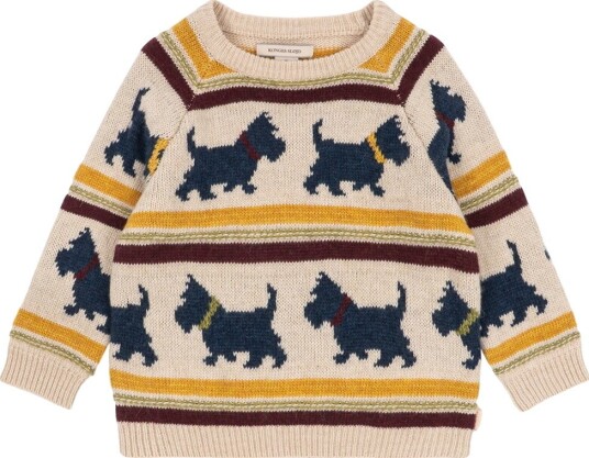Konges Sløjd Genser Ull/Polamid Under Piccolo Scottie Konges Sløjd 1 år (80) Genser Beige Konges Sløjd Genser Ull/Polamid Under Piccolo Scottie Konges Sløjd 1 år (80) Genser Beige