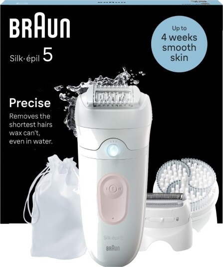 Braun Silk-épil Series 5 epilator SES5-060 (hvit) Braun Silk-épil Series 5 epilator SES5-060 (hvit)