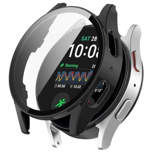 Tech-Protect Defense360 Etui med Skjermbeskytter for Samsung Galaxy Watch 7 - 44mm - Svart