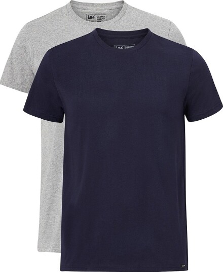 Lee - T-shirt Twin Pack Crew 2-pk - Flerfarget Lee - T-shirt Twin Pack Crew 2-pk - Flerfarget