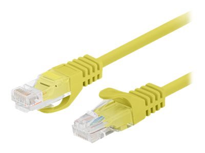 Lanberg Koblingskabel Rj-45 Hann Til Rj-45 Hann 2 M 5.4 Mm Utp Cat 6 Flertrådet Uten Hindringer Rund Formstøpt Gul Ral 1016 En Pakke 10