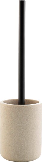 Douceur D`Interieur Toalettbørste Med Sort Håndtak 10 X 40 Cm Sand Douceur D`Interieur Toalettbørste Med Sort Håndtak 10 X 40 Cm Sand