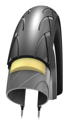 SCHWALBE Kid Plus Non folding tire (47-288) Black, NMC, PunctureGuard, PSI max:65 PSI, Weight:450 g
