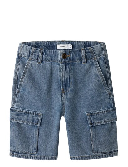 Name It Nkmryan L Dnm Cargo Shorts 8250 Oz Blue 146