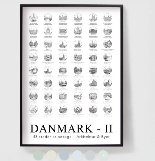 'Danmark II 48 steder å besøke Landemerker & Arkitektur'