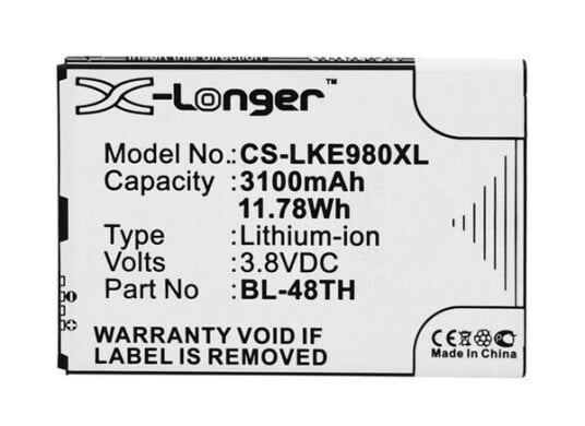 LG L-04E batteri (3100 mAh 3.8 V)