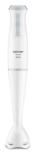 Zelmer ZHB4560S Stavblender 800W Turbo Funksjon Hvit Zelmer ZHB4560S Stavblender 800W Turbo Funksjon Hvit