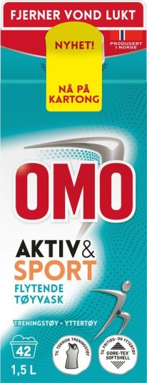 OMO AKTIV & SPORT TØYVASK 1,5L OMO AKTIV & SPORT TØYVASK 1,5L