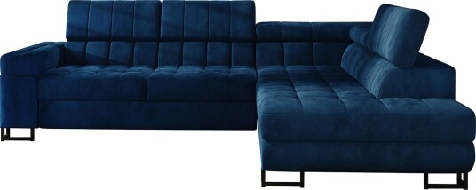 Elkind Hjørnesofa Høyre Mørkeblå