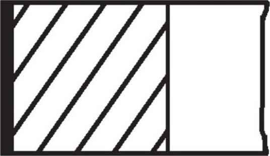 Stempelringsett MAHLE 504 42 N0