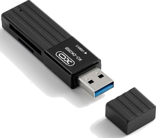 XO DK05B 2-i-1 USB 3.0 kortleser SD/microSD XO DK05B 2-i-1 USB 3.0 kortleser SD/microSD