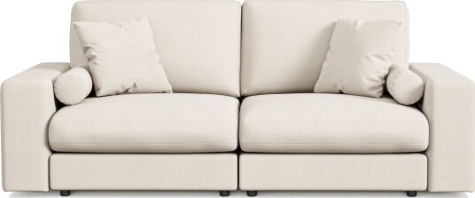 Arken Lyx 3 seter Dyp Sofa i stoff Lys beige