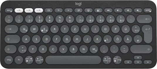Logitech Pebble Keys 2 K380s Wireless Keyboard Tonal Rose Tastatur Tysk Rosa