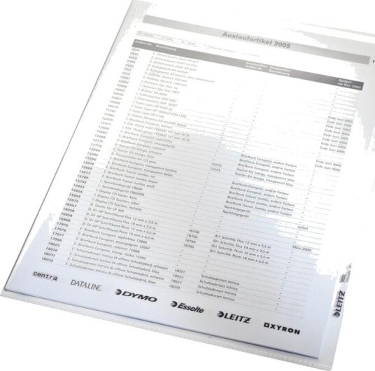 Leitz Gjennomsiktig Omslag 40200003 A4 0.16 Mm Krystallklar 100 Stk/Pakke