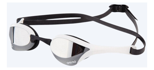 Arena Elite svømmebriller   Cobra Ultra SWIPE Mirror   Hvit/sølv