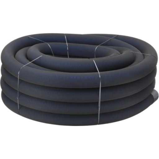 Uponor 50 Meter Pedreneringsrør 92/80mm Svart Filt