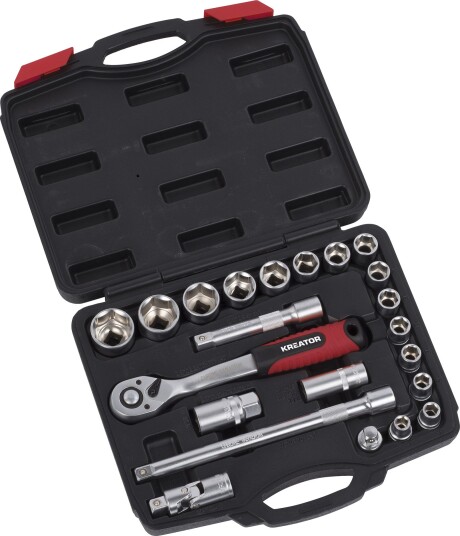 Kreator Pipenøkkelsett 1/2" 10-32 mm 22 Deler