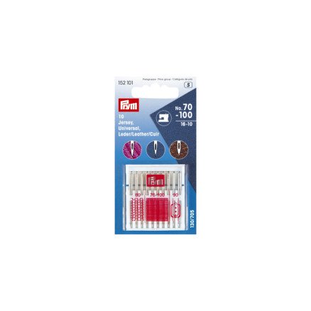 Prym maskinpinner Universal Lær Jersey størrelse 70 100 10 stk