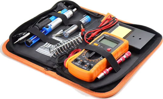 Loddeboltsett inkl. multimeter Loddeboltsett inkl. multimeter