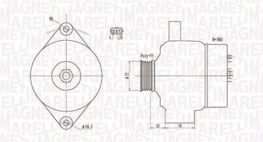 Dynamo MAGNETI MARELLI 063732026010