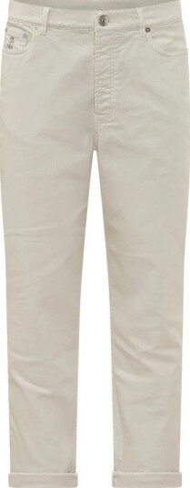 Brunello Cucinelli, Herre, Jeans, Hvit, L,