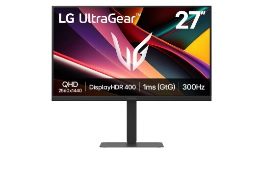 LG 27G640A QHD Gaming Skjerm 27" 300Hz 1ms Svart