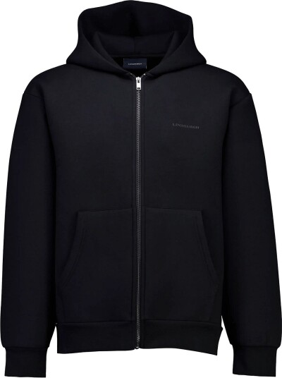 Lindbergh Minimal Zip Hoodie BLACK L