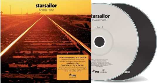 Starsailor Love Is Here CD Starsailor Love Is Here CD