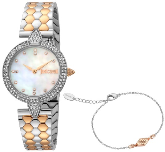 Just Cavalli Dameklokke JC1L159M0105 Set Nobile Glam