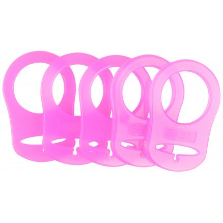 Infinity Hearts Smokkekjede Adapter Lyserød 5x3cm 5 stk