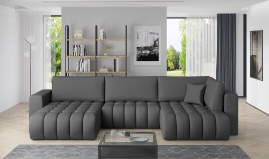 Yorktown U sovesofa Divan Venstre Grå