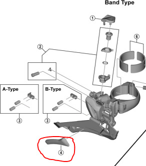 Shimano Slitasjeplate For R9100 Frontgir
