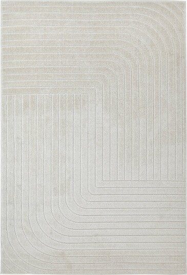 Shaggy Indoor/Outdoor Hazleton krem Størrelse: 200 x 290 cm