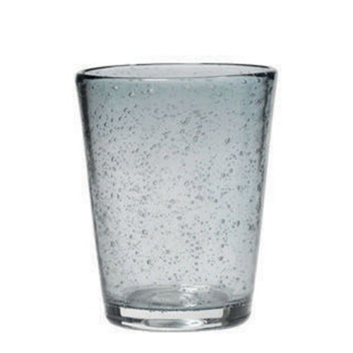 Broste Copenhagen Bubble Drinkglass 22cl Grå - Munnblåst Unikt Design
