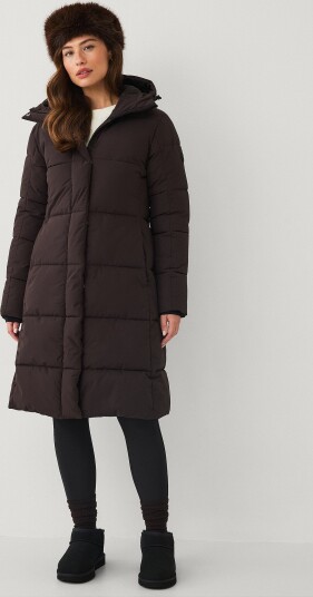 Áhkká Kåpe Warm Mid Length Parka W Brun Áhkká Kåpe Warm Mid Length Parka W Brun