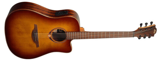 Lag Guitars Gla T118dce-Brs Dreadnought Cutaway Electro Brown Shadow